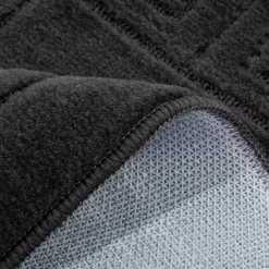 2 dywaniki łazienkowe MELO – komplet, ciemnoszary