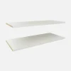 2 półki białe do szafy ADBOX 75 cm