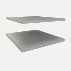 2 półki szare do szafy ADBOX 50 cm