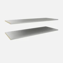 2 półki szare do szafy ADBOX 100 cm