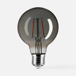 Żarówka LED barwa ciepła ORO-SMOKY-E27-G80-2W-WW