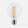 Żarówka LED barwa neutralna ORO-CLARO-E27-G80-8W-NW