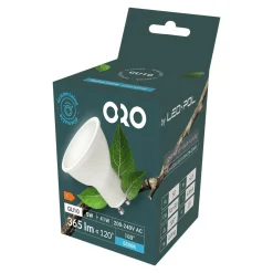Żarówka LED barwa zimna ORO-ATOS-GU10-5W-CW-DIMM