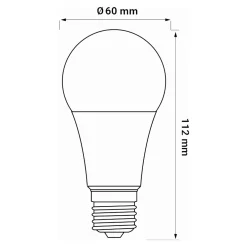 Żarówka LED E27 10,5W barwa ciepła ORO-ATOS-E27-A60-10,5W-WW