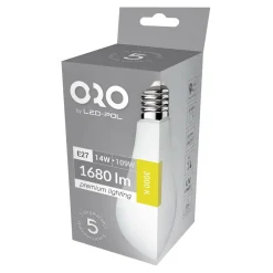 Żarówka LED E27 14W barwa ciepła ORO-PREMIUM-E27-A65-14W-XP