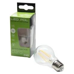 Żarówka LED E27 7W barwa ciepła ORO-E27-FL-CLARO-7W-WW