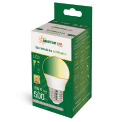 Żarówka LED E27 6W barwa neutralna DIMMABLE SPECTRUM