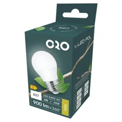 Żarówka LED E27 8W barwa neutralna ORO-E27-G45-TOTO-8W-DW