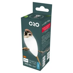 Żarówka LED E14 5W barwa zimna ORO-E14-C37-TOTO-5W-CW