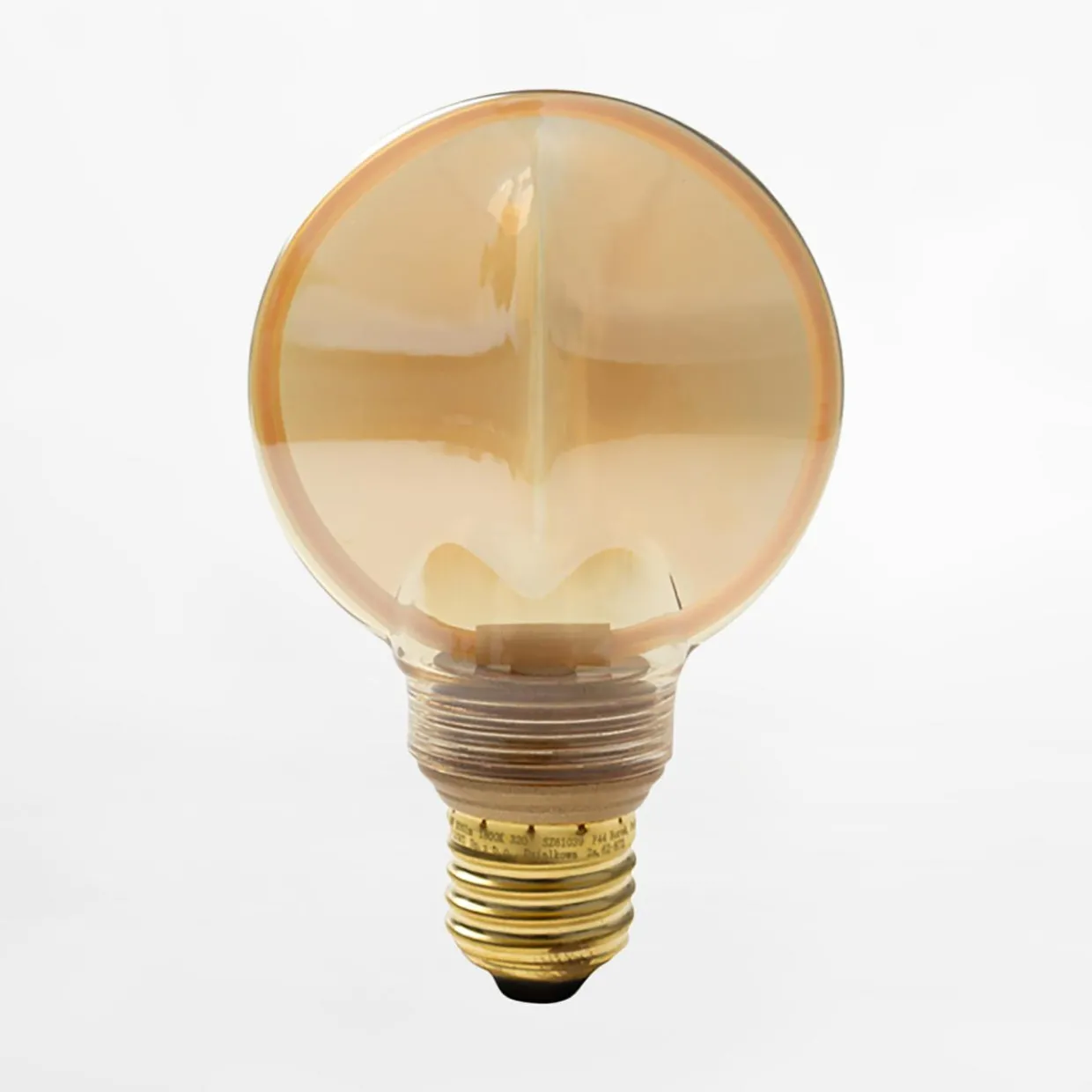 Żarówka LED G80 SERIA ZERO E27 4W AMBER barwa ciepła SZ61039