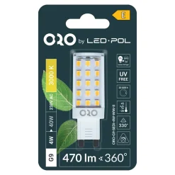Żarówka LED G9 4W barwa ciepła ORO-G9-SEDI-4W-WW-II