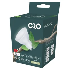 Żarówka LED GU10 6,5W barwa neutralna ORO-GU10-TOTO-6,5W-DW