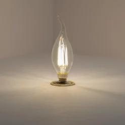 Żarówka ozdobna LED E14 4W barwa neutralna ORO-E14-C35-FL-CLARO-FLAMI-4W