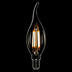 Żarówka ozdobna LED E14 4W barwa neutralna ORO-E14-C35-FL-CLARO-FLAMI-4W