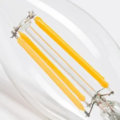 Żarówka ozdobna LED E14 4W barwa neutralna ORO-E14-C35-FL-CLARO-FLAMI-4W