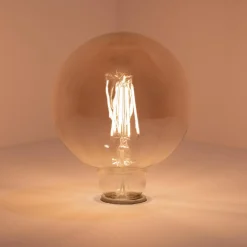 Żarówka ozdobna LED E27 6W barwa ciepła ORO-E27-G80-FL-AMBER-6W-DIMM