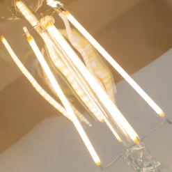 Żarówka ozdobna LED E27 6W barwa ciepła ORO-E27-G80-FL-AMBER-6W-DIMM