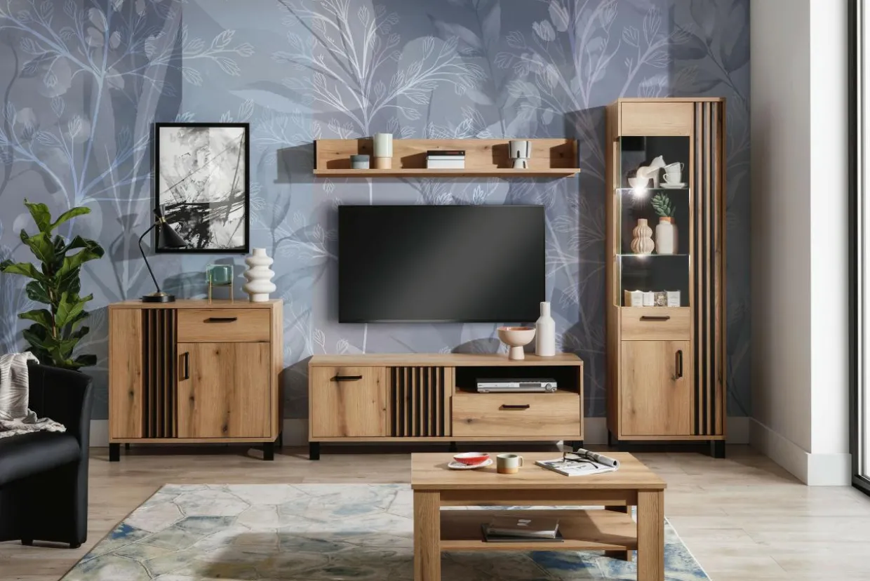 Ława do salonu z półką NOEL