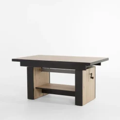 Ława rozkładana OPAL II DUO dąb san marino/czarny