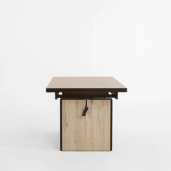 Ława rozkładana OPAL II DUO dąb san marino/czarny