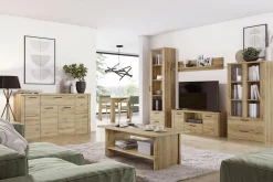 Ława z półką DOORSET 120 cm