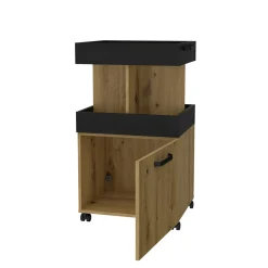 Barek na kółkach HOME BAR dąb artisan