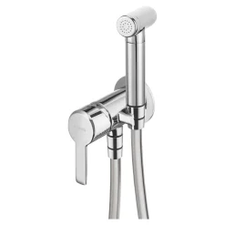 Bateria bidetowa podtynkowa ze słuchawką typu bidetta chrom ARNIKA