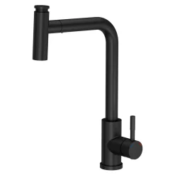 Bateria kuchenna czarna QUADRON CORNERA