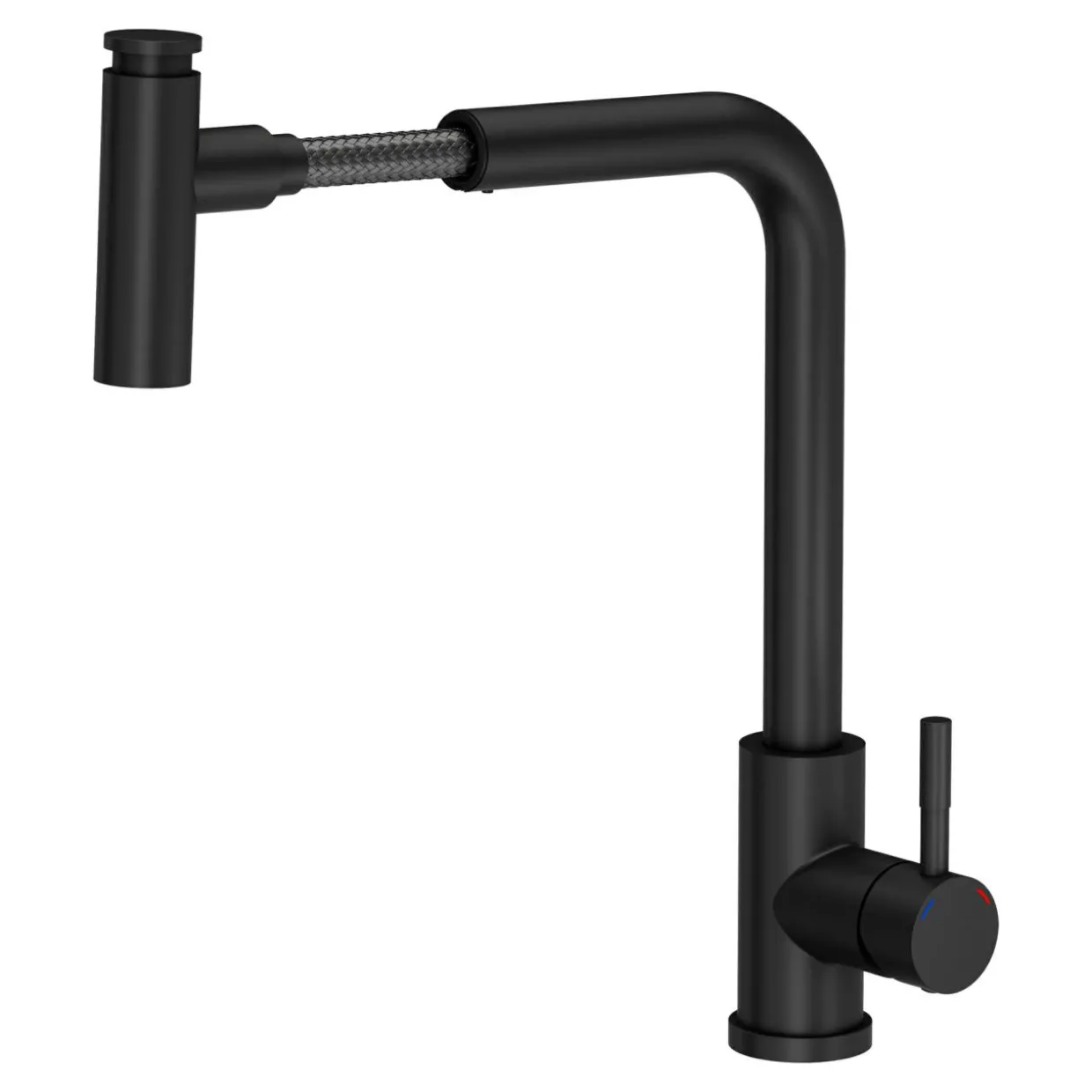 Bateria kuchenna czarna QUADRON CORNERA