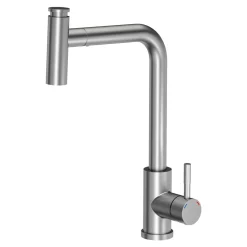 Bateria kuchenna szczotkowana stal QUADRON CORNERA