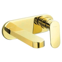 Bateria umywalkowa podtynkowa złota ALPINIA