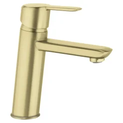 Bateria umywalkowa typ F złoto szczotkowane ARNIKA