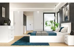 Biała komoda MARSYLIA połysk