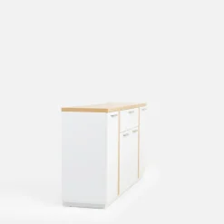 Biała komoda z szufladą DEKO