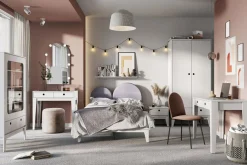 Biała półka dla nastolatka FEMII