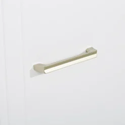 Biała szafa z szufladą DEKO