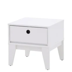 Biała szafka nocna dla nastolatka FEMII