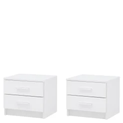 Białe szafki nocne MARSYLIA 2 szt