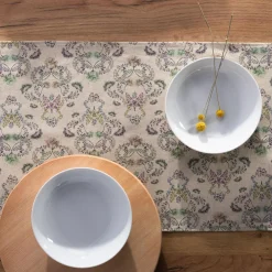 Bieżnik na stół w kwiatowe wzory GRACE 40x135 cm