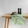 Bieżnik na stół w w liście palmy GARDENIC 40x120 cm