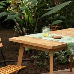 Bieżnik na stół w w liście palmy GARDENIC 40x120 cm