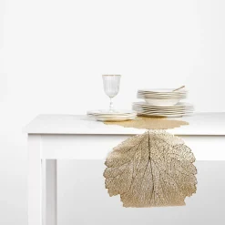 Bieżnik na stół, złoty, 33x180 cm