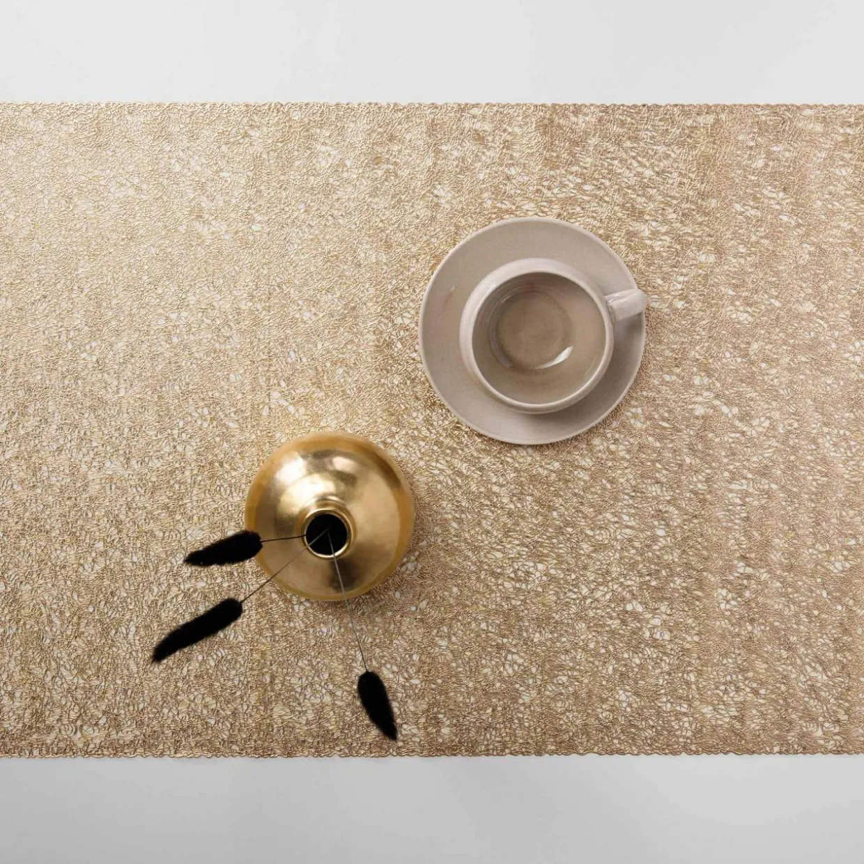 Bieżnik na stół, złoty, 40x200 cm