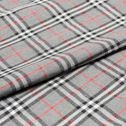 Bieżnik w szkocką kratę szary NEWPORT 40x120 cm