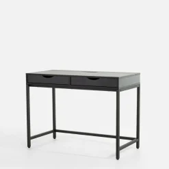 Biurko czarne z szufladą LYRICE