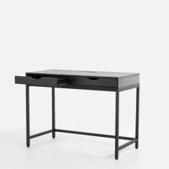 Biurko czarne z szufladą LYRICE