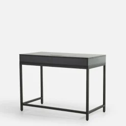 Biurko czarne z szufladą LYRICE