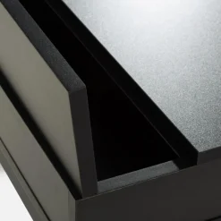 Biurko czarne z szufladą LYRICE