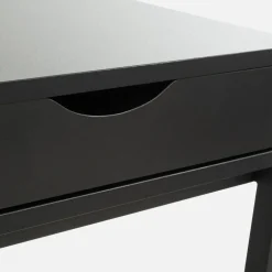 Biurko czarne z szufladą LYRICE