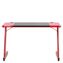 Biurko gamingowe NEON SKY czerwone